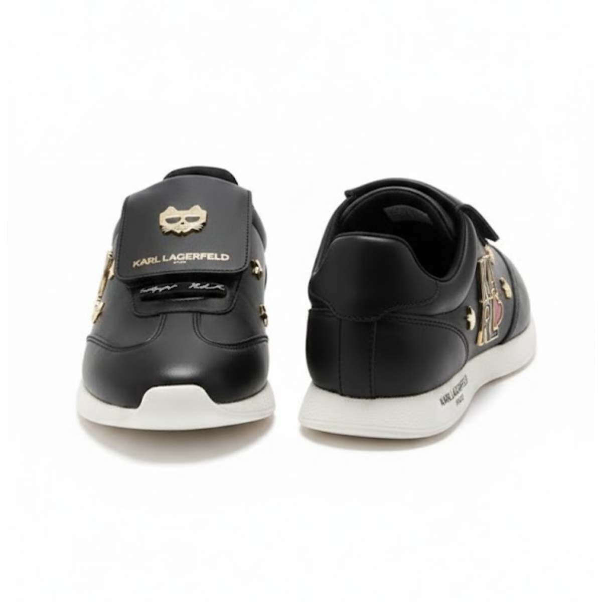 KARL LAGERFELD PARIS Cate Pins Dress Heel Sneakers Women - BLK