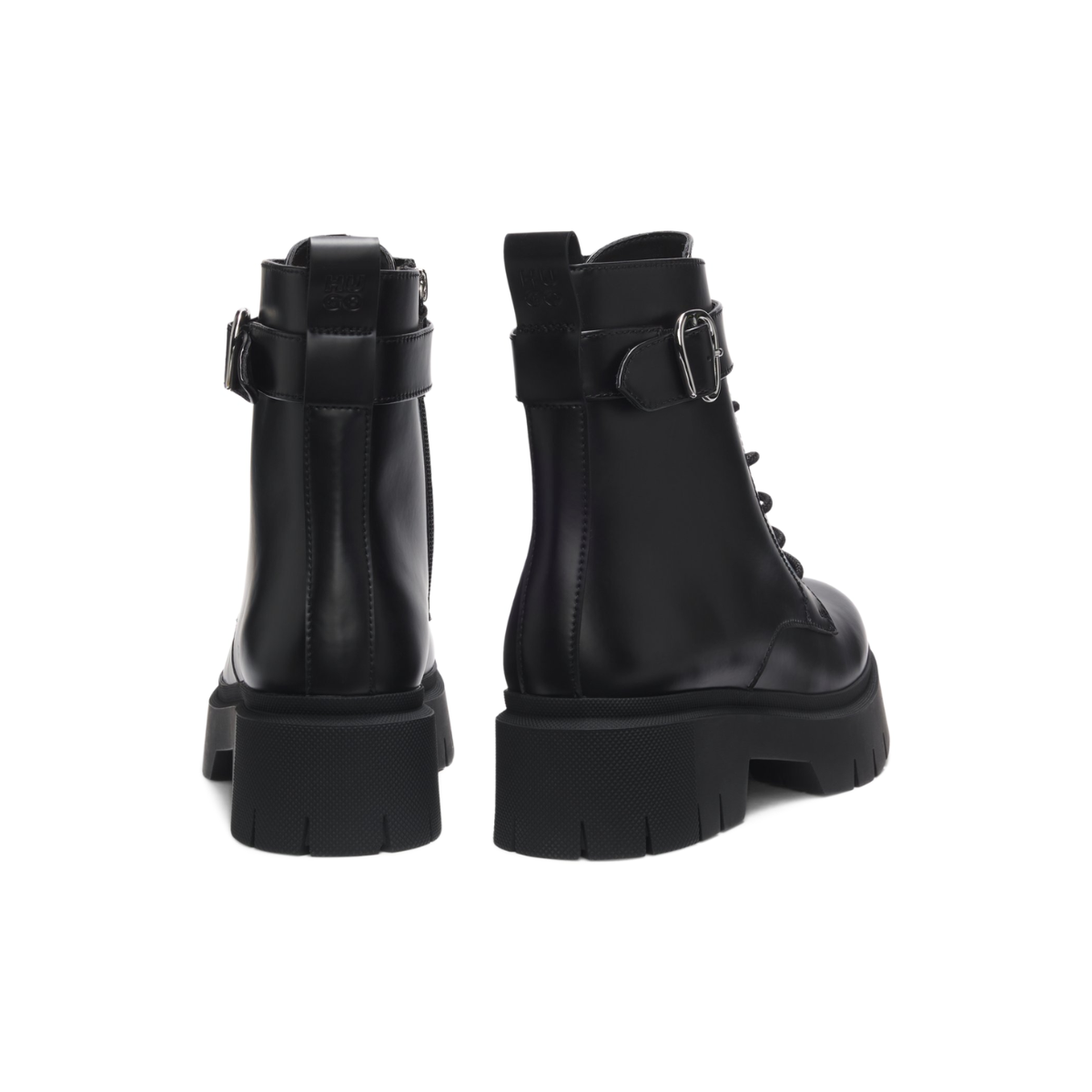 HUGO BOSS Faux-leather boots Women 50548781 - BLK