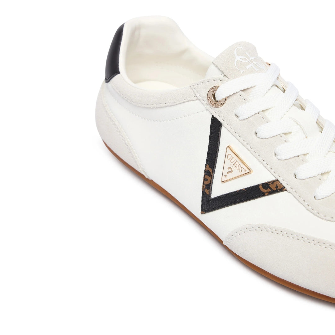 GUESS Relli Genuine Leather Sneakers Women - WHT