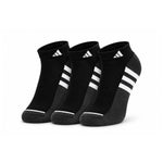 Adidas 3 Pairs Cushioned Sportswear Low-Cut Socks - Black / 3 Pairs / L