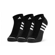 Adidas 3 Pairs Cushioned Sportswear Low-Cut Socks - Black / 3 Pairs / L