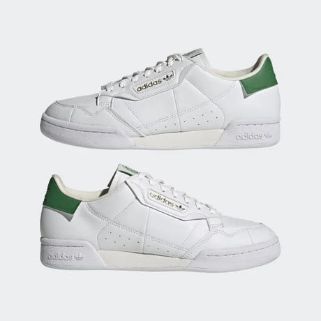 Adidas CONTINENTAL 80 SHOES FY5468 - 44 2/3 / Cloud White / Off White / Green - Shoes