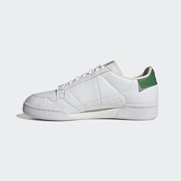 Adidas CONTINENTAL 80 SHOES FY5468 - 44 2/3 / Cloud White / Off White / Green - Shoes