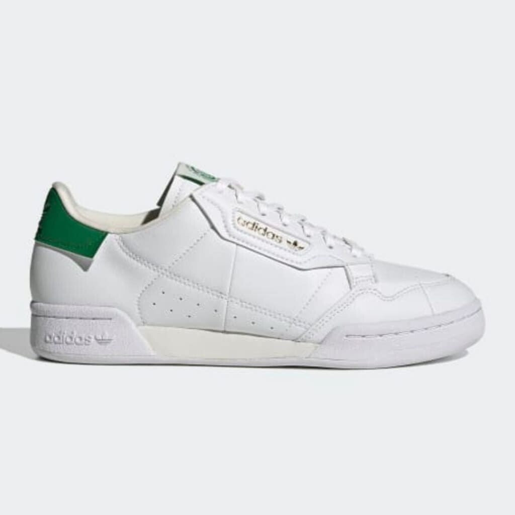 Adidas CONTINENTAL 80 SHOES FY5468 - 44 2/3 / Cloud White / Off White / Green - Shoes