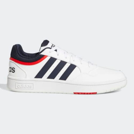 Adidas HOOPS 3.0 LOW CLASSIC VINTAGE SHOES GY5427 - 40 / White/ Red - Shoes