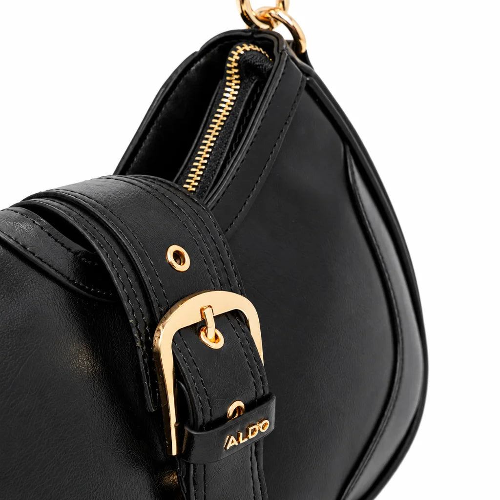 ALDO Buckle Shoulder Bag Women - BLK - Black