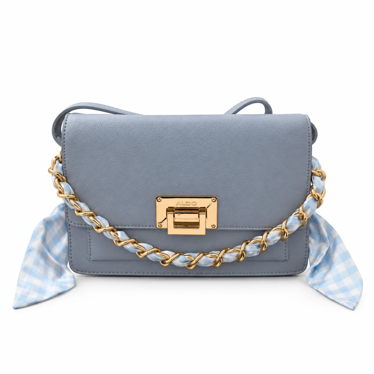 ALDO Chain Detail Crossbody Bag Women - LT GRY - Light Gray