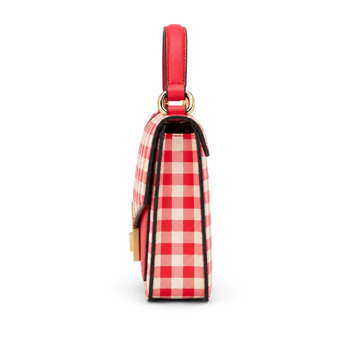 ALDO Gingham Top Handle Bag Women - RED - Red