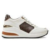 ALDO Iconistep Sneakers 13542905-WHTBRN - White/ Brown / 35 / D - Medium