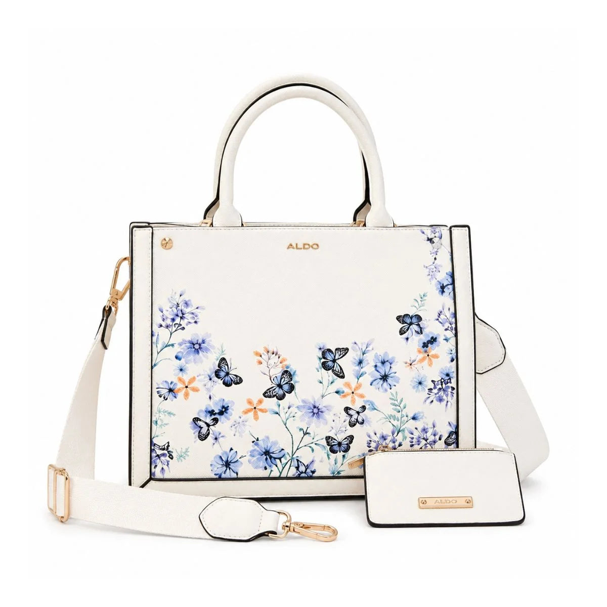 ALDO LISBON Large Shoulder bag Women - WHTBLU - White-Blue