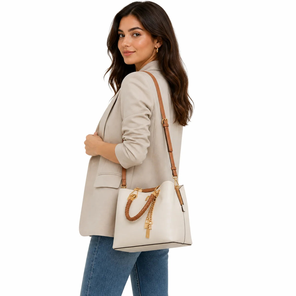 ALDO LOTHYCAN Shoulder bag Women - WHTBEG - White-Beige