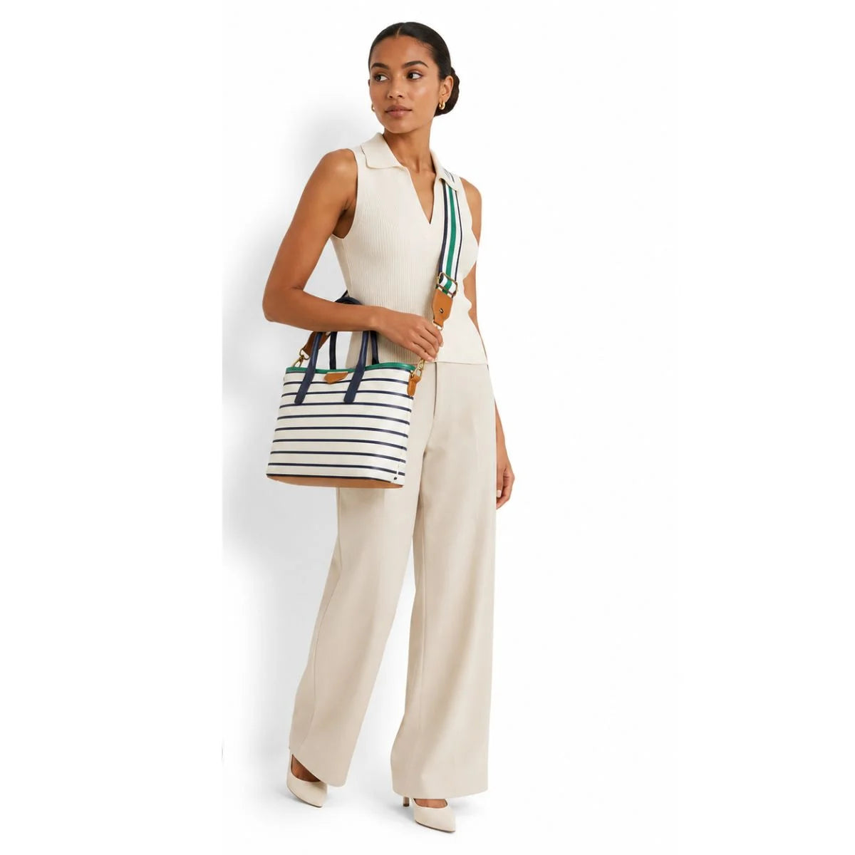 ALDO Milany Shoulder bag Women - WHTNVY - White-Navy