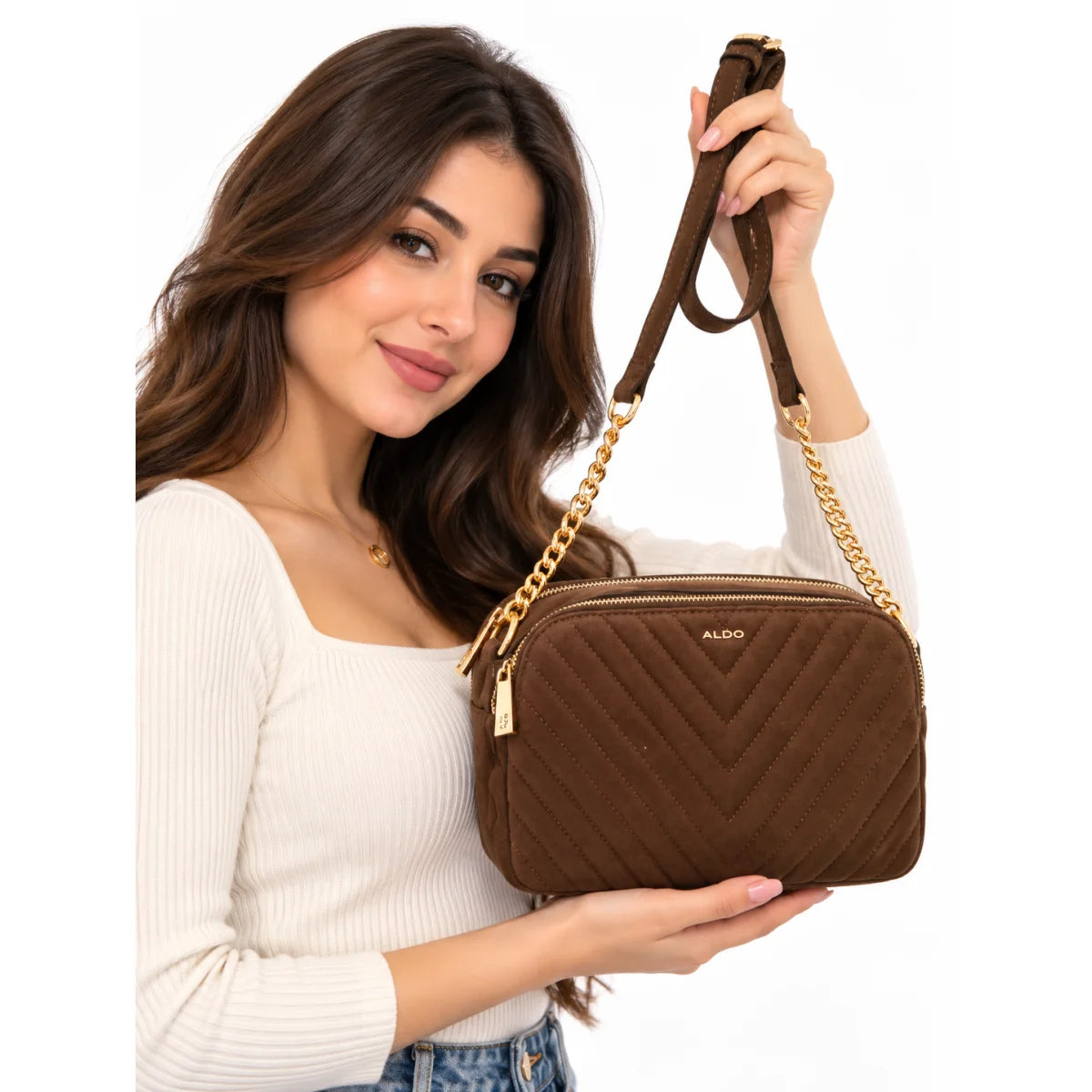 ALDO Onilalinnn Crossbody BagWomens Bag - BRN - Brown