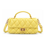 ALDO Quilted Top Handle Bag Women - YEL - Yellow