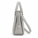 ALDOA Structured Satchel Bag Women - LGRY - Light Gray