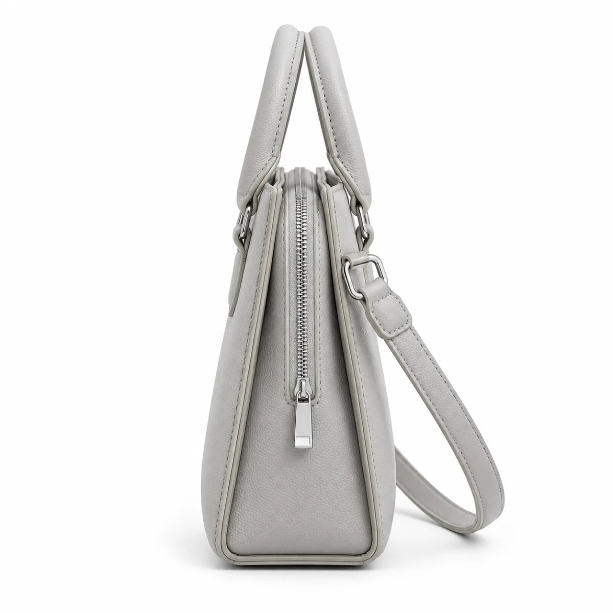 ALDOA Structured Satchel Bag Women - LGRY - Light Gray
