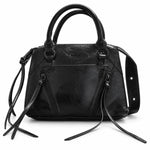 ALDOA Vegan Leather City Tote Bag Women - BLK - Light Gray
