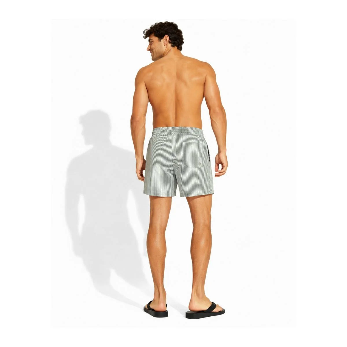 ALLSAINTS Party Wave Shorts Men -OFFWHTGRY