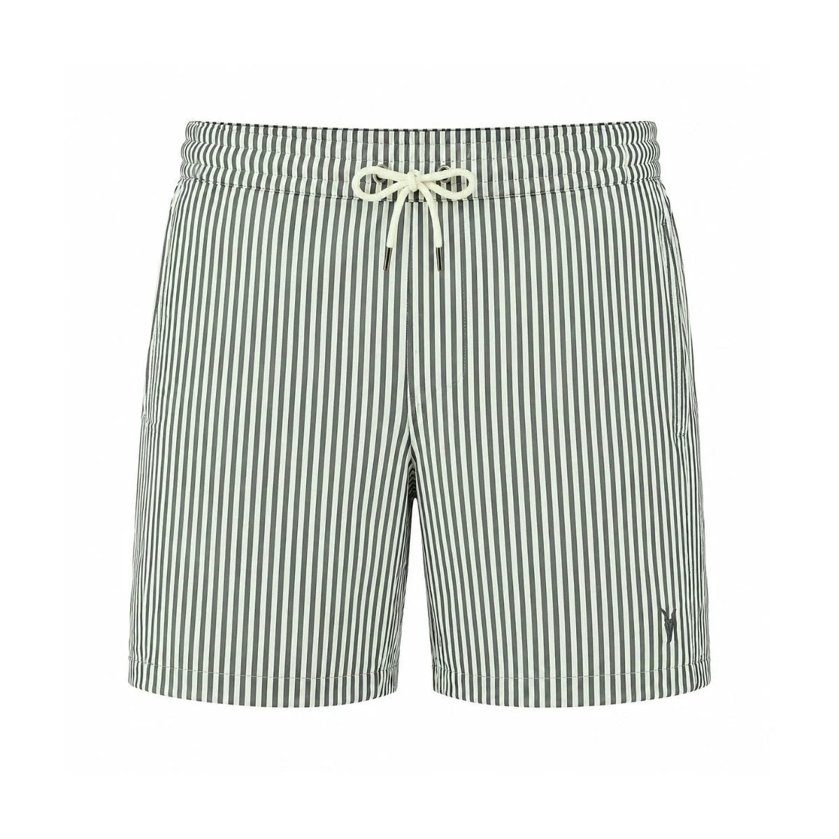 ALLSAINTS Party Wave Shorts Men -OFFWHTGRY - Off-White - Dark Gray / S