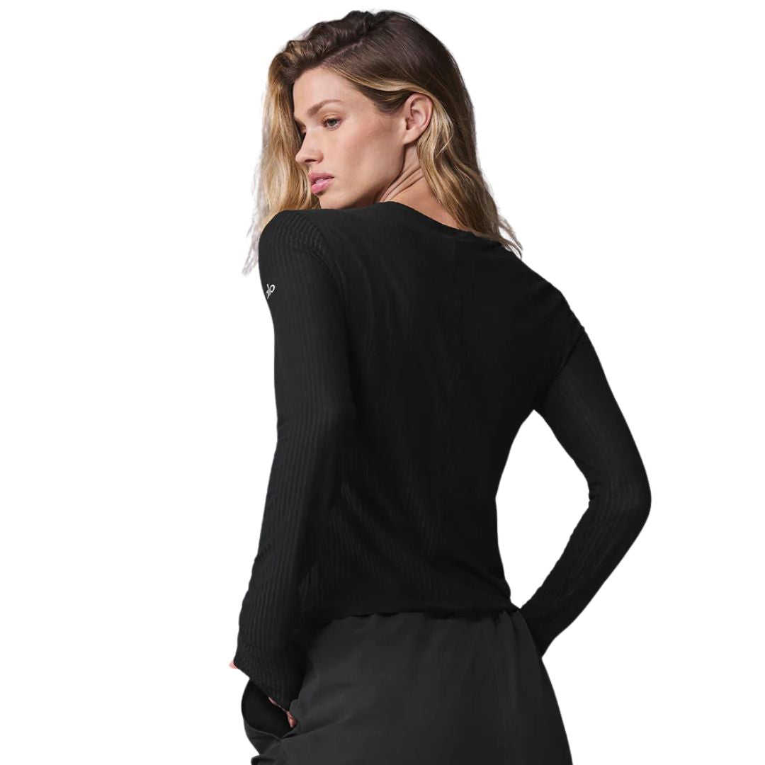 Alo Yoga Ribbed Sea Coast Long Sleeve Women