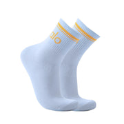 Alo Yoga Unisex Half-Crew Throwback Sock - BLU - Blue / S