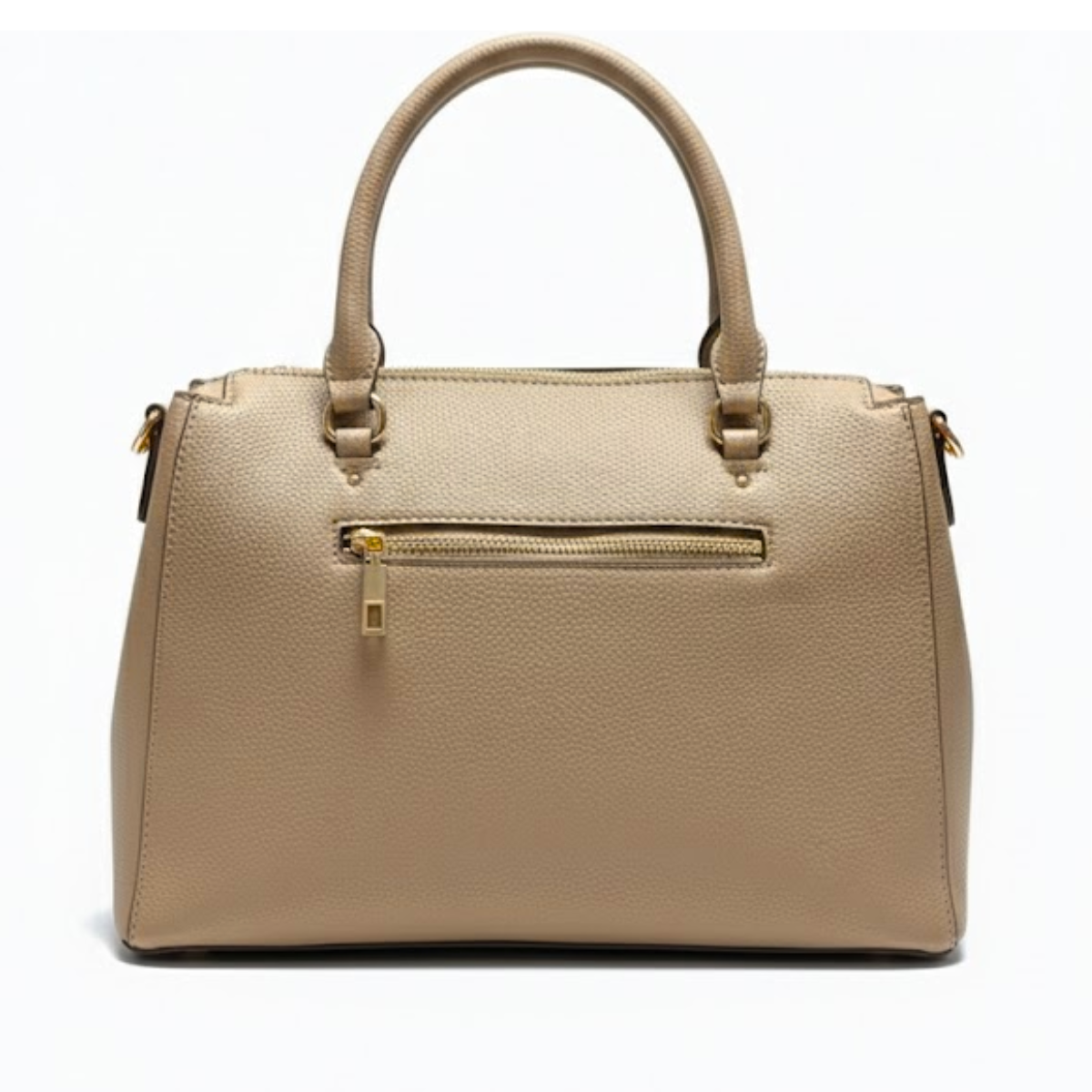 Anne Klein Alissa Satchel Handbag Women - BEG - Brown-Black