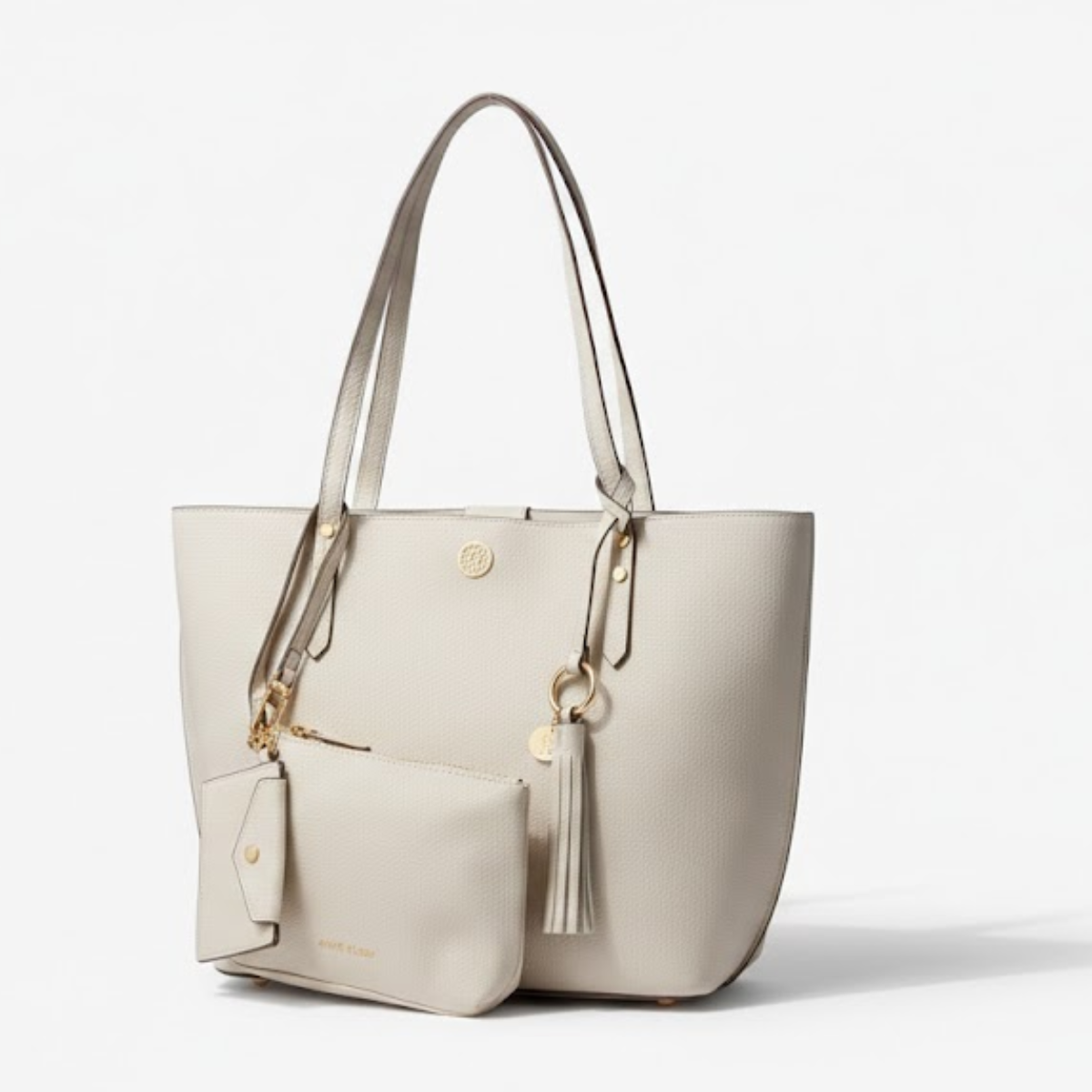 Anne Klein Carry Call Tote Bag Handbag Women - BEG - Beige