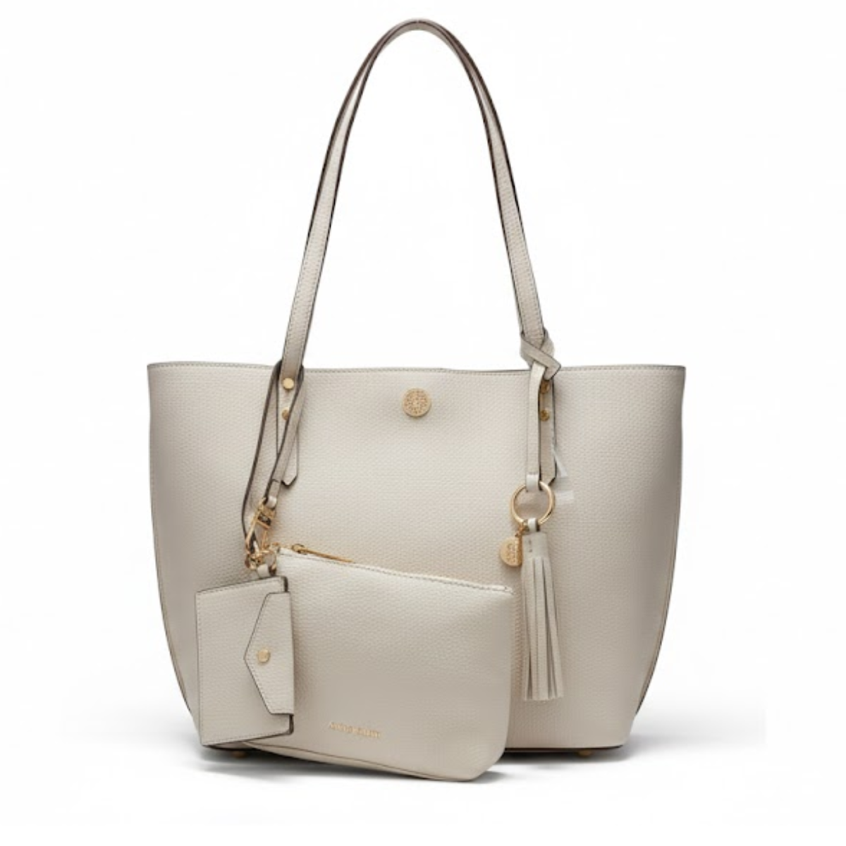 Anne Klein Carry Call Tote Bag Handbag Women - BEG - Beige