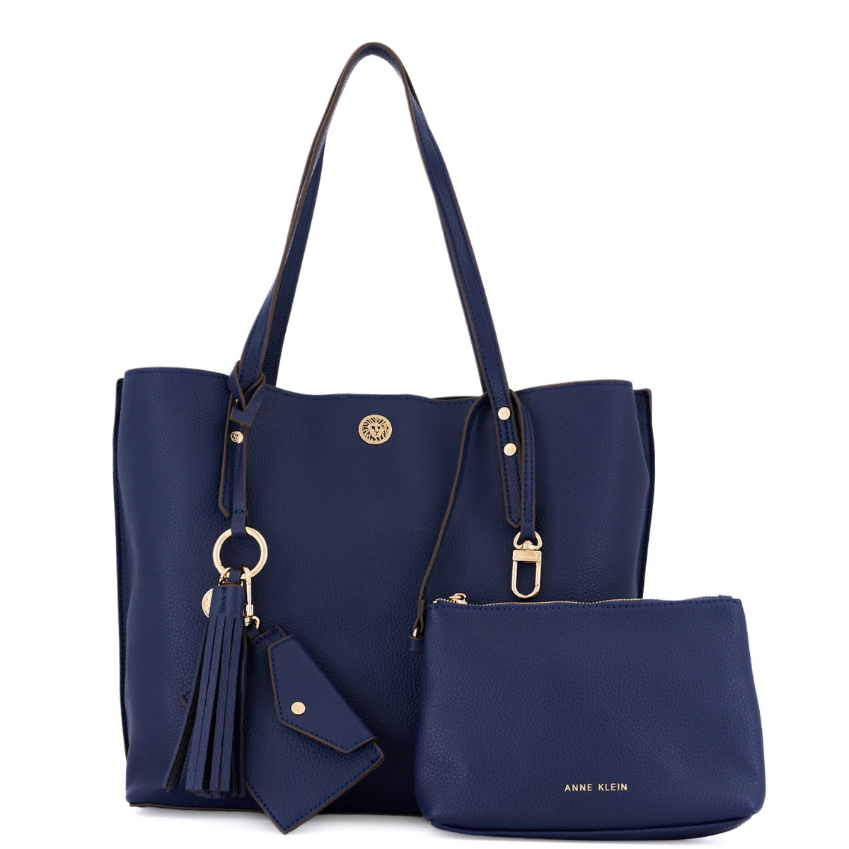 Anne Klein Carry Call Tote Bag Handbag Women - NVY - Navy