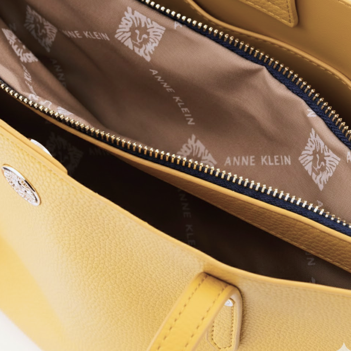 Anne Klein Carry Call Tote Bag Handbag Women - Yellow - Yellow