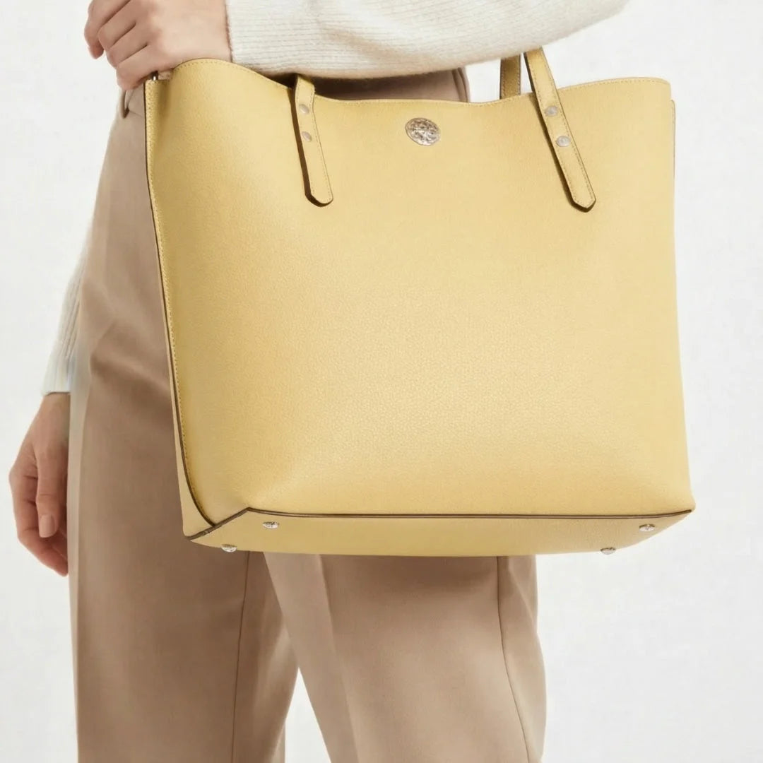 Anne Klein Carry Call Tote Bag Handbag Women - Yellow - Yellow