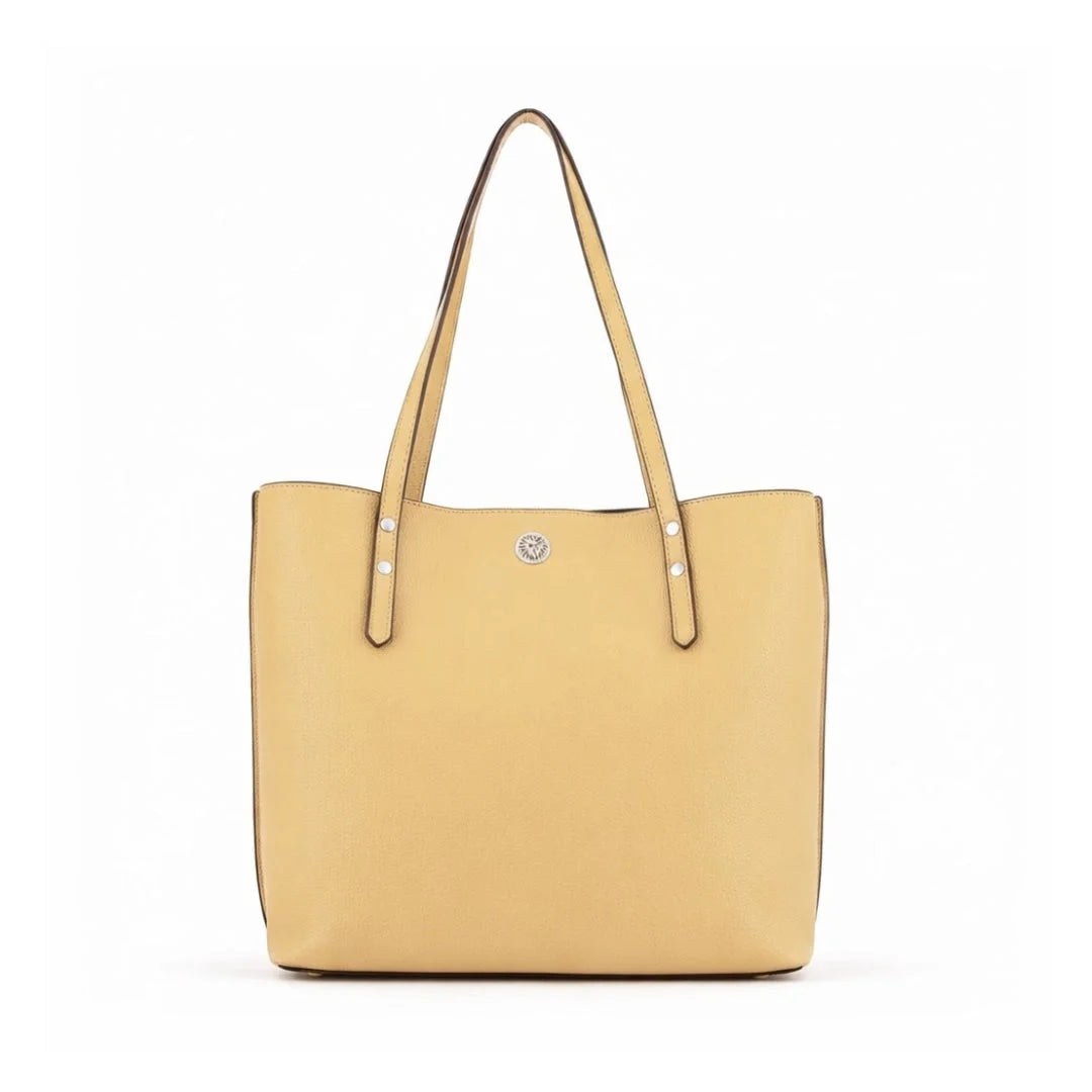Anne Klein Carry Call Tote Bag Handbag Women - Yellow - Yellow