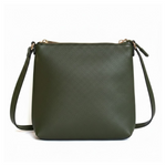 Anne Klein Pebbled Faux Leather Crossbody Women - OLV - Brown