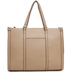 Anne Klein Textured Tote Bag Set Handbag Women - BEG - Beige