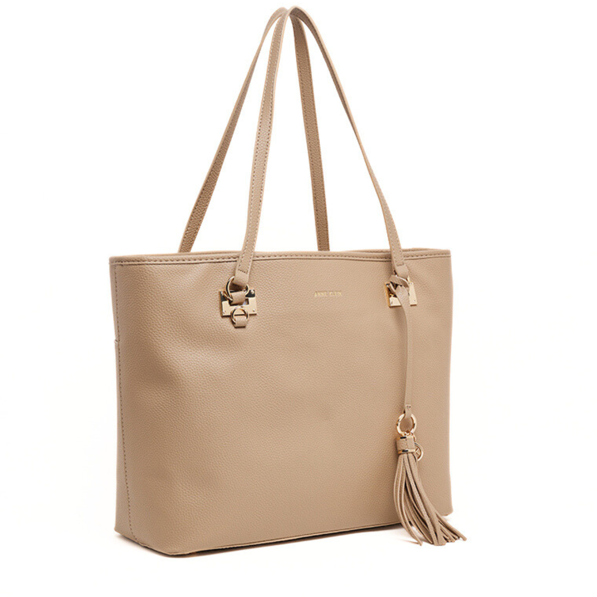 Anne Klein Textured Tote Bag Set Handbag Women - BEG - Beige
