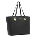 Anne Klein Textured Tote Bag Set Handbag Women - BLK - Black