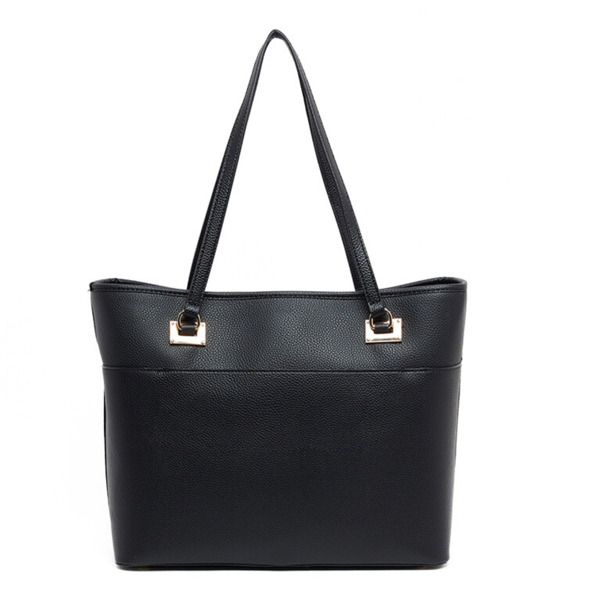 Anne Klein Textured Tote Bag Set Handbag Women - BLK - Black