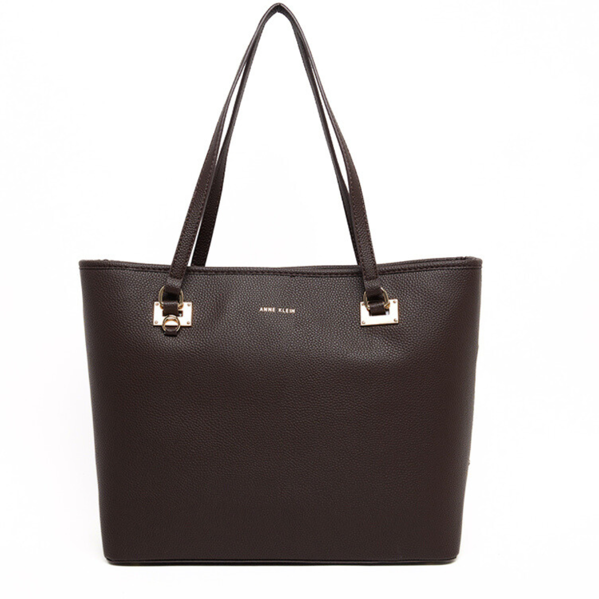 Anne Klein Textured Tote Bag Set Handbag Women - BRN - Brown