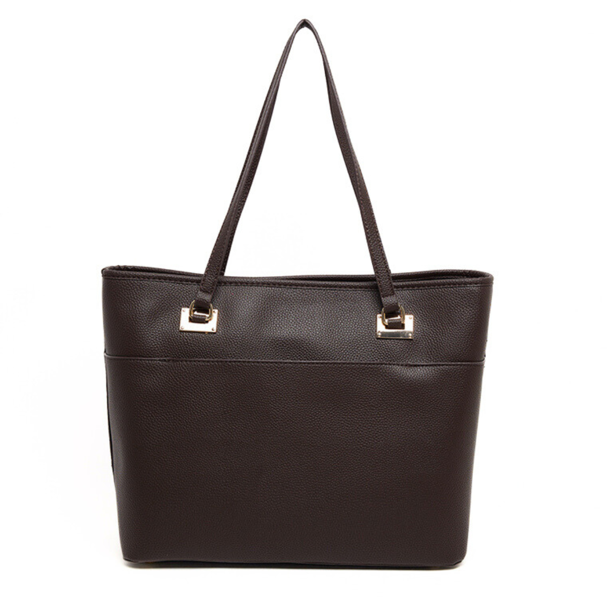 Anne Klein Textured Tote Bag Set Handbag Women - BRN - Brown