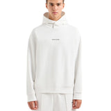 Armani Exchange Asv Cotton French Terry Hoodie Men - WHT