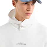 Armani Exchange Asv Cotton French Terry Hoodie Men - WHT