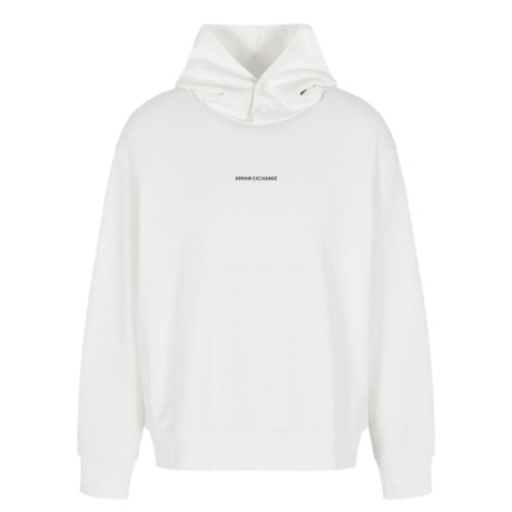 Armani Exchange Asv Cotton French Terry Hoodie Men - WHT - White / XS