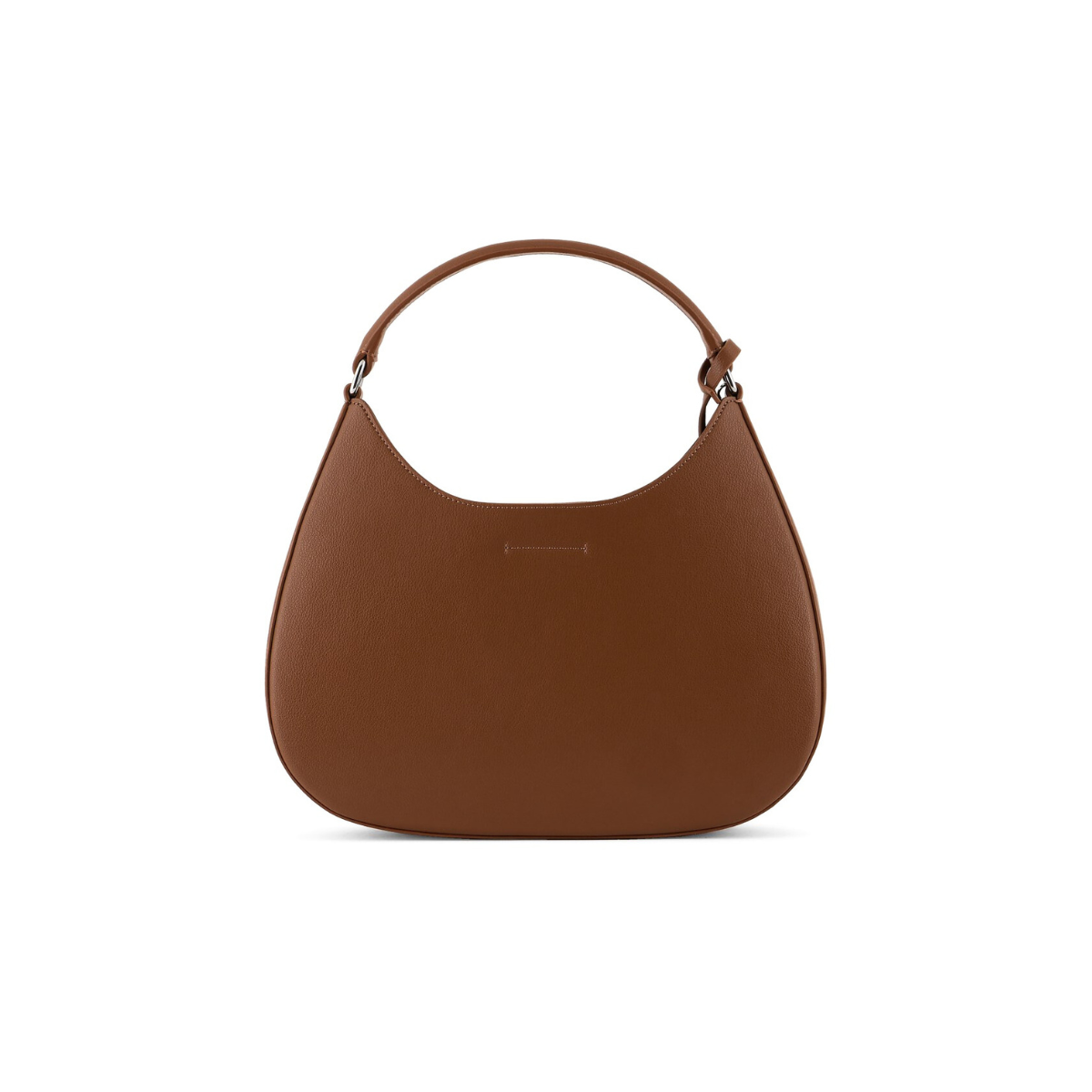 ARMANI EXCHANGE ASV micro-grain recycled leather hobo bag Shopper Bag - BRN - Brown