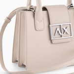 ARMANI EXCHANGE ASV Small Trapeze Handbag Women - BEG - Beige