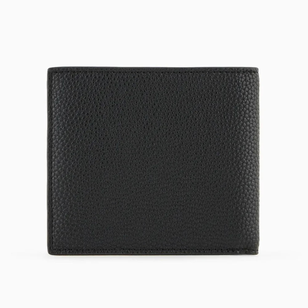 ARMANI EXCHANGE Bifold Coin Wallet Men - BLK - Black