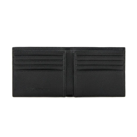 ARMANI EXCHANGE Bifold Coin Wallet Men - BLK - Black