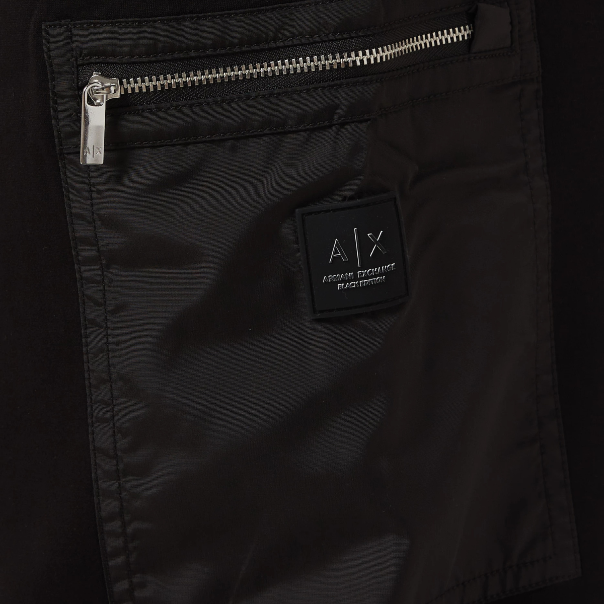 ARMANI Exchange Black Edition cotton blend track pants-BLK - Black / L