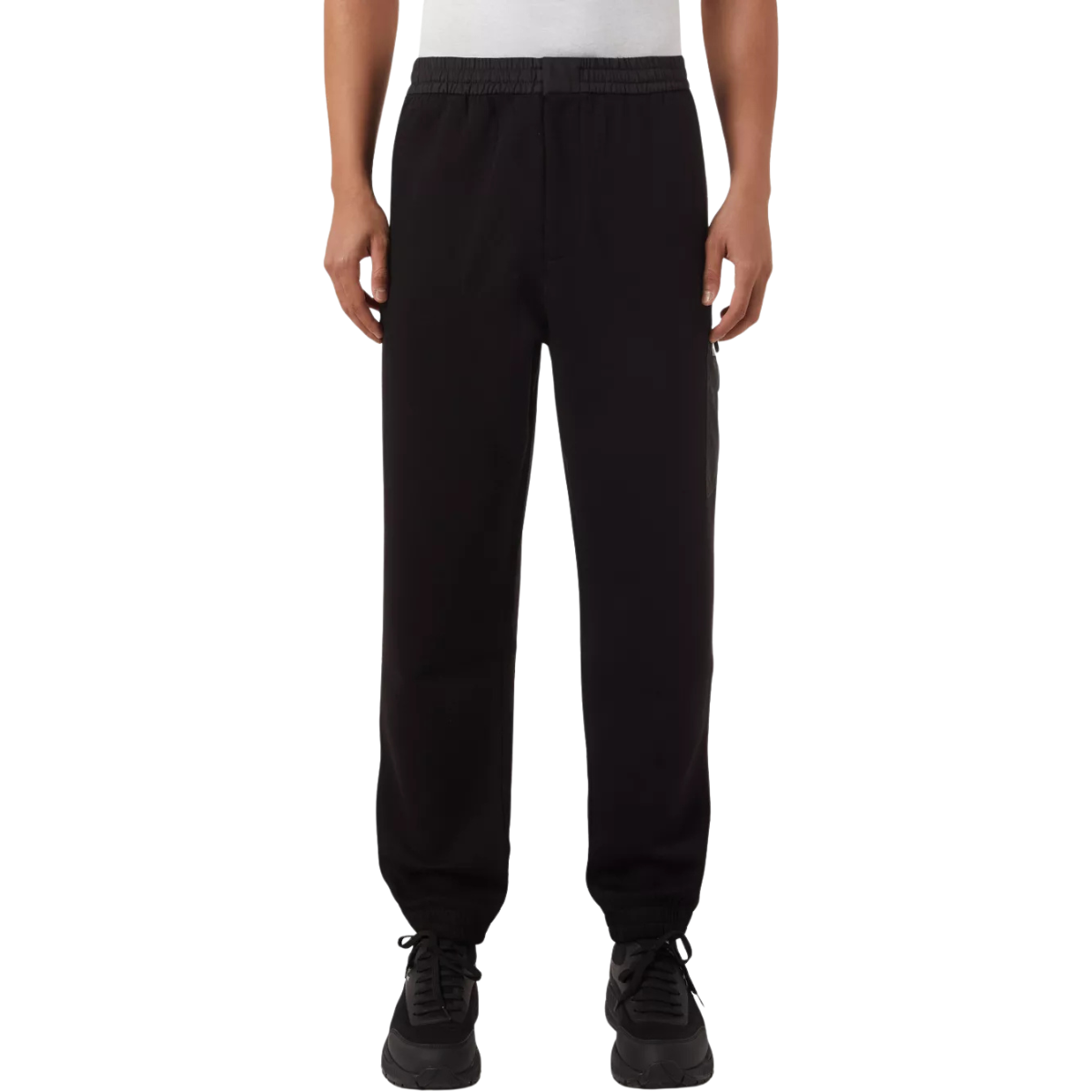 ARMANI Exchange Black Edition cotton blend track pants-BLK - Black / L