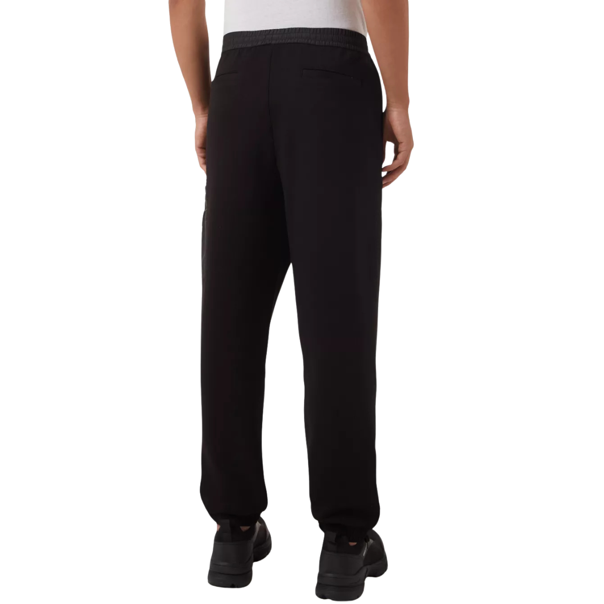 ARMANI Exchange Black Edition cotton blend track pants-BLK - Black / L