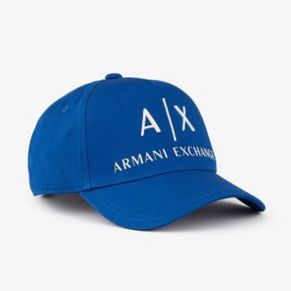 ARMANI EXCHANGE Cotton Baseball Cap Men - Blue - Accessories